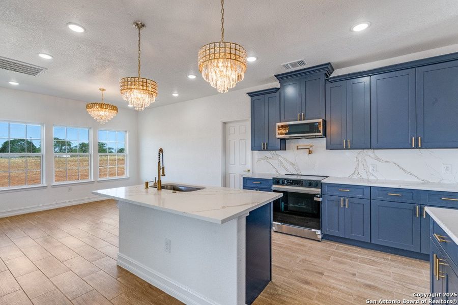 Furnished interior view inside a new home in , Floresville (Image 3).
