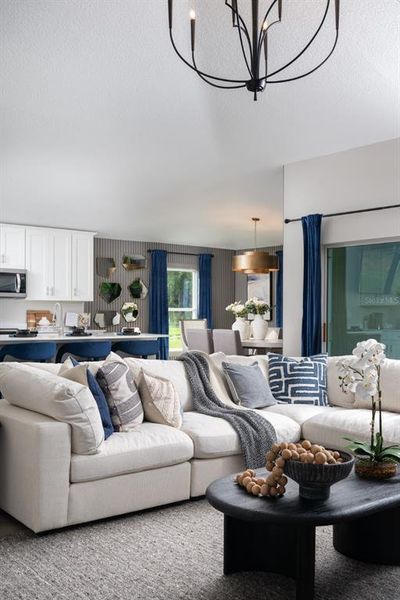 Furnished interior view inside a new home in Cherrywood Preserve, Ocala (Image 7).