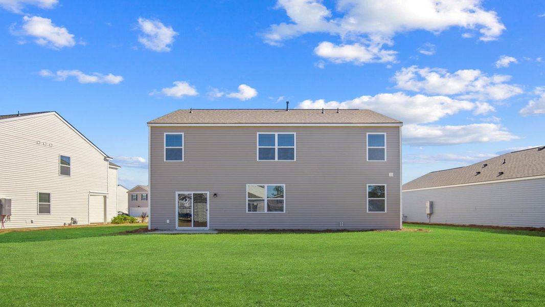 Exterior details and patio area of a home in The Retreat at East Argent, Ridgeland (Image 4). Exterior details and patio area of a home in The Retreat at East Argent, Ridgeland (Image 4).