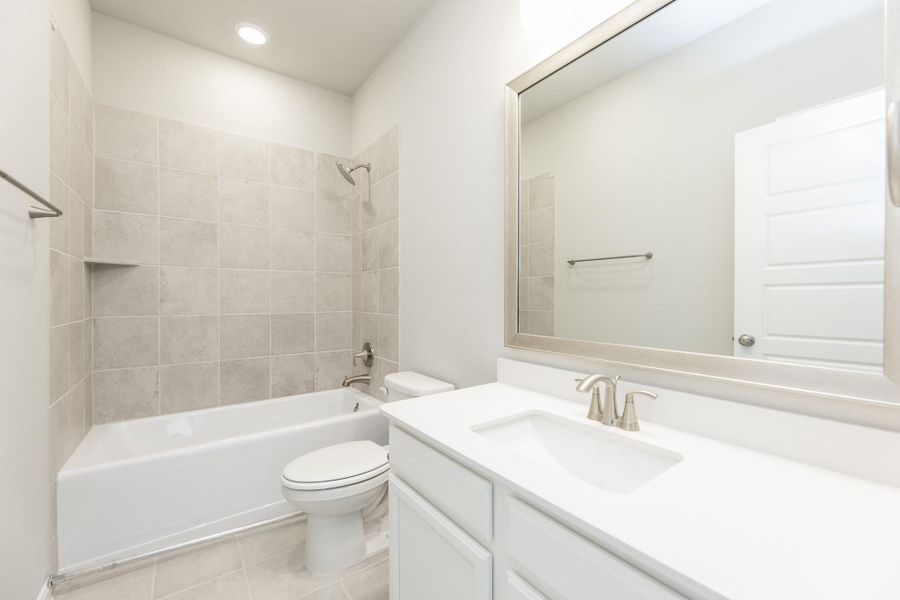 Furnished interior view inside a new home in Dunvale Village - Patio Home Collection, Houston (Image 3).