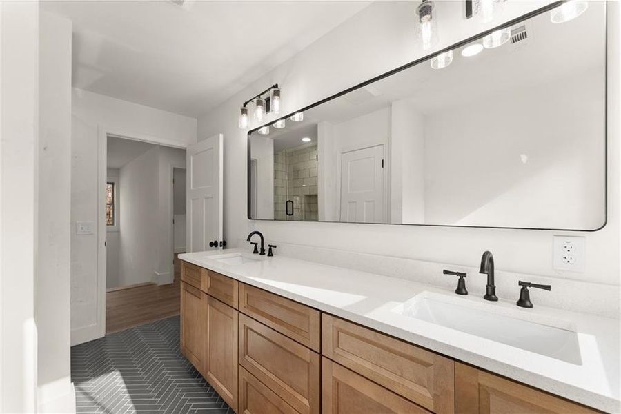 Furnished interior view inside a new home in , Dawsonville (Image 18).