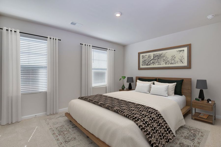 Furnished interior view inside a new home in Essence at Victorywoods Village, Columbia (Image 19).