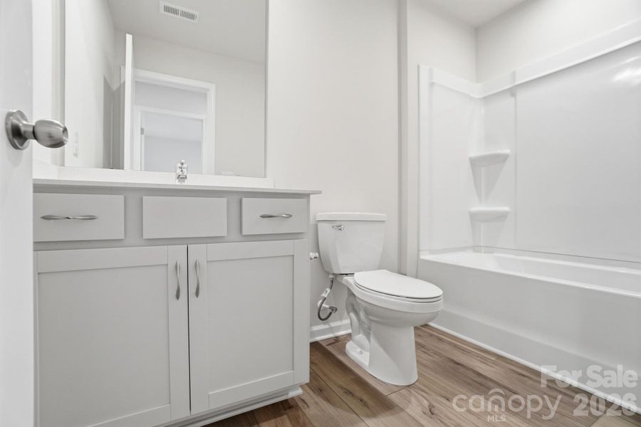 Furnished interior view inside a new home in Arbor Chase, Clover (Image 8). Furnished interior view inside a new home in Arbor Chase, Clover (Image 8).