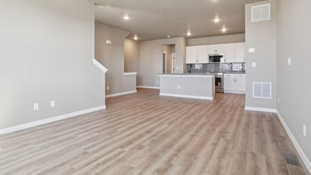Furnished interior view inside a new home in Windler Townhomes, Aurora (Image 13).