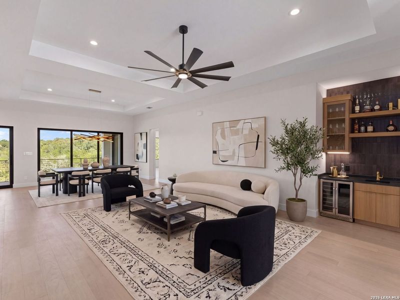 Furnished interior view inside a new home in , Boerne (Image 9).