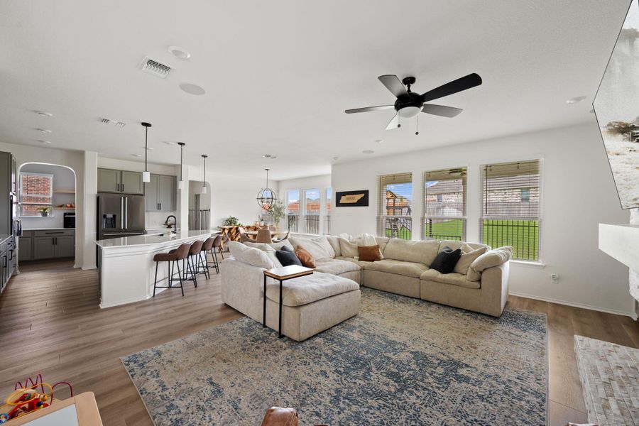 Furnished interior view inside a new home in , Round Rock (Image 8).