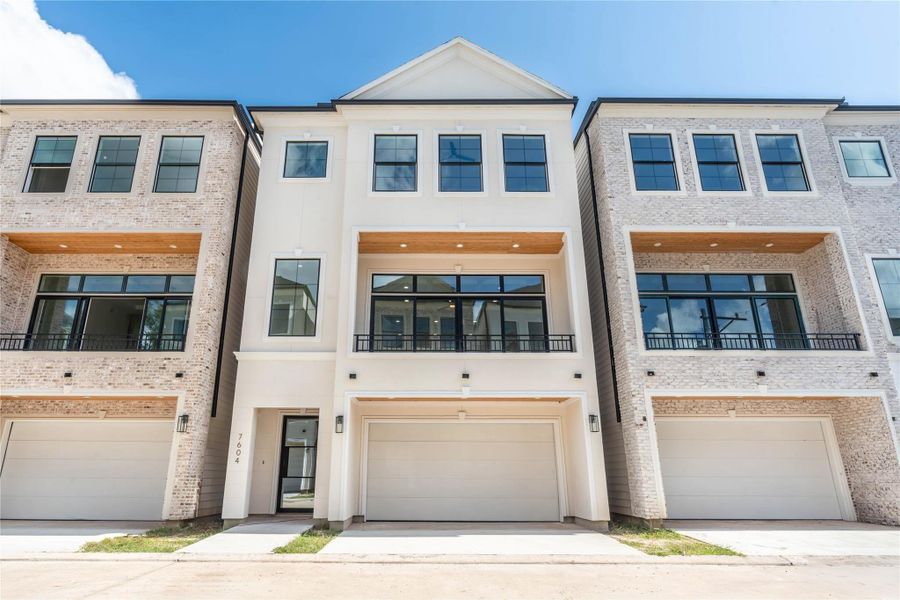 Front exterior of a new home in , Houston, TX, highlighting curb appeal (Image 2). Front exterior of a new home in , Houston, TX, highlighting curb appeal (Image 2).