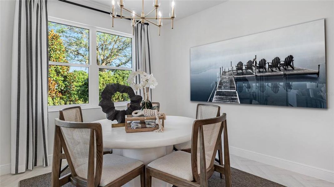 Furnished interior view inside a new home in Cresswind at Lake Harris, Tavares (Image 8).
