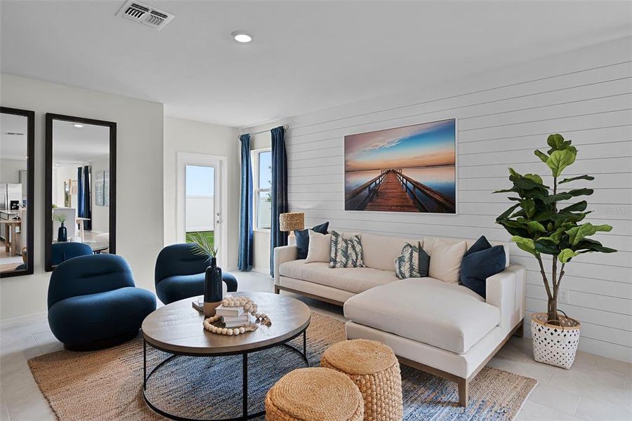 Furnished interior view inside a new home in , Davenport (Image 24).