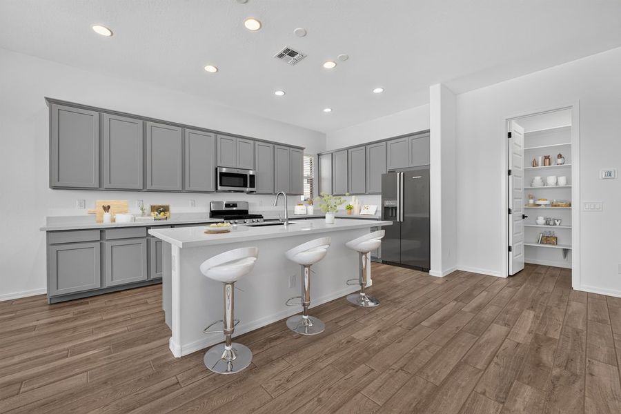 Furnished interior view inside a new home in Combs Ranch, San Tan Valley (Image 4).
