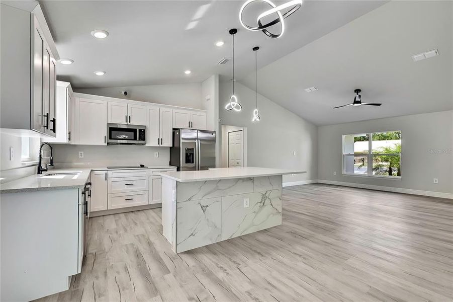 Furnished interior view inside a new home in , Citrus Springs (Image 3).