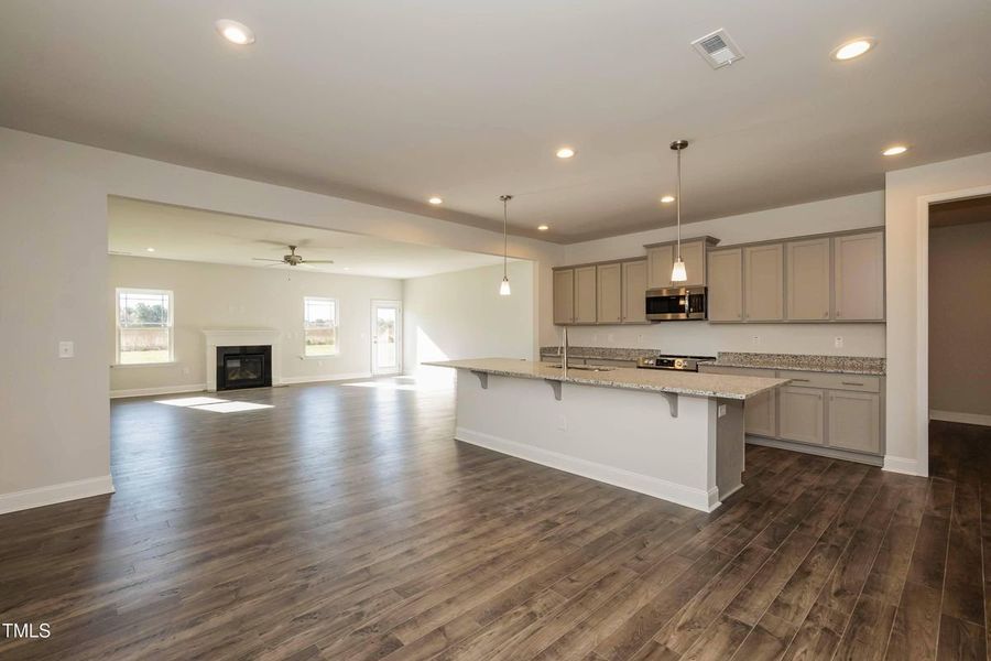 Representative furnished interior of a home built from the 2906 by Adams Homes in Norris Landing, Snellville (Image 9).