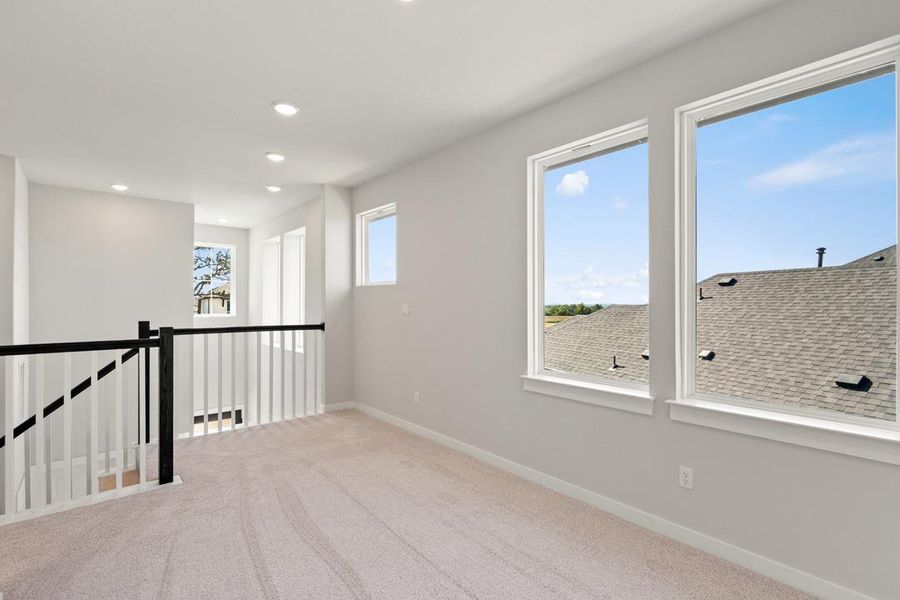 Spacious, unfurnished interior of a new home in Terrace Collection at Heritage, Dripping Springs (Image 31). Spacious, unfurnished interior of a new home in Terrace Collection at Heritage, Dripping Springs (Image 31).