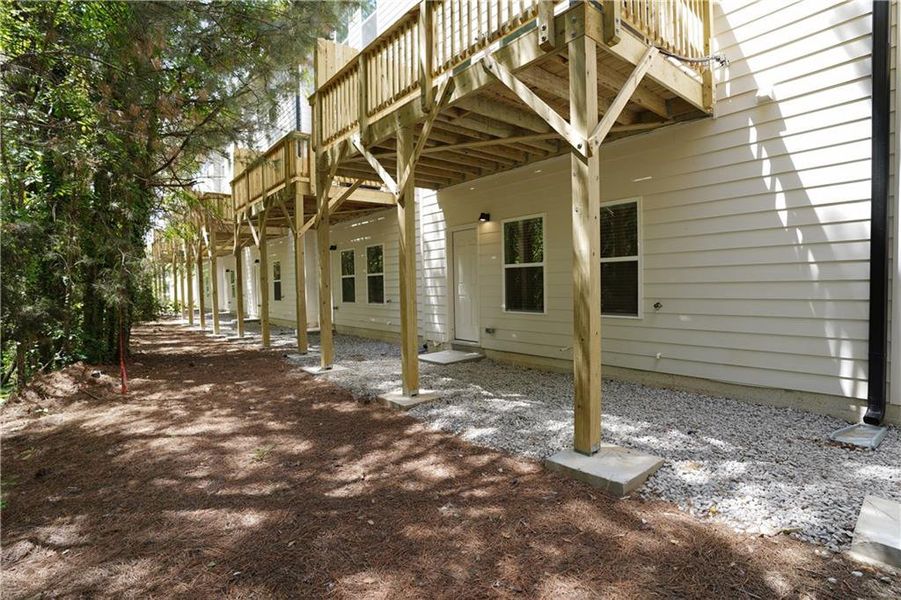 Front exterior of a new home in , Stone Mountain, GA, highlighting curb appeal (Image 23).