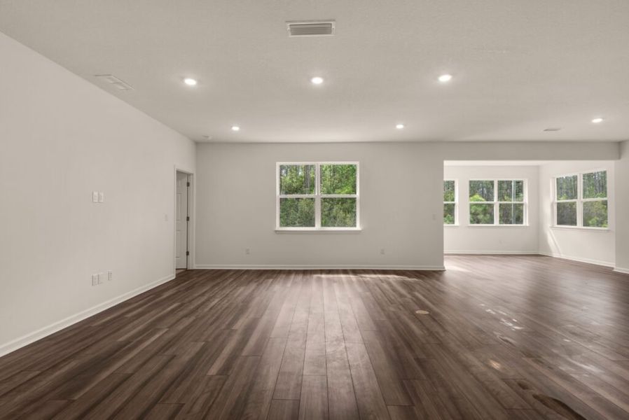 Representative unfurnished interior of a home built from the Rosemary by Holiday Builders in Sanborn Hill, Milton (Image 19). Representative unfurnished interior of a home built from the Rosemary by Holiday Builders in Sanborn Hill, Milton (Image 19).