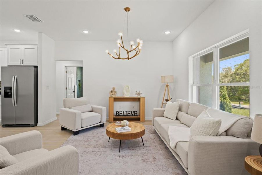 Furnished interior view inside a new home in , Citrus Springs (Image 5).