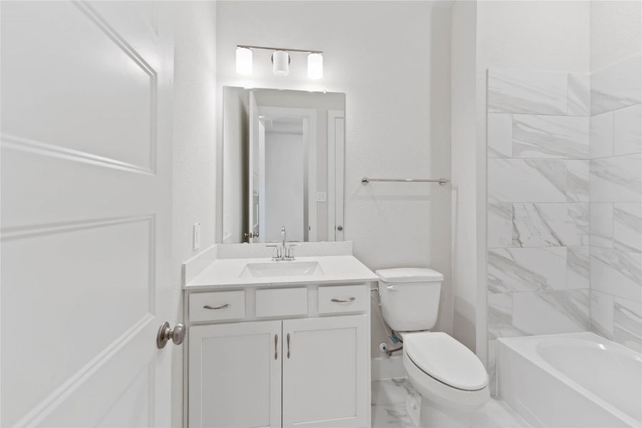 Furnished interior view inside a new home in Elyson, Katy (Image 8). Furnished interior view inside a new home in Elyson, Katy (Image 8).