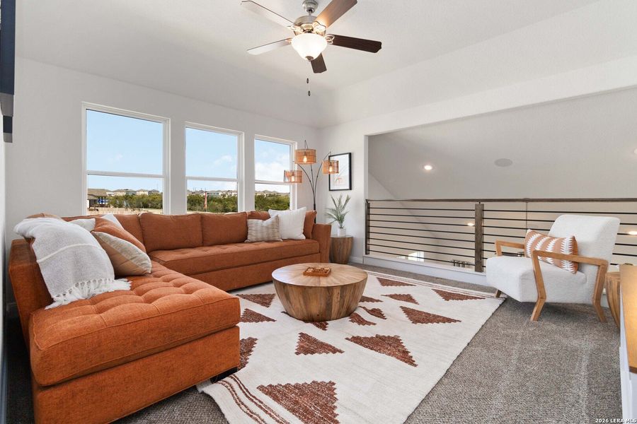 Furnished interior view inside a new home in Hickory Ridge, Elmendorf (Image 15). Furnished interior view inside a new home in Hickory Ridge, Elmendorf (Image 15).