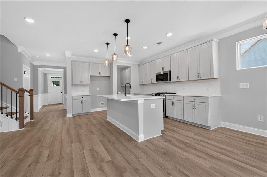Furnished interior view inside a new home in , Loganville (Image 7).