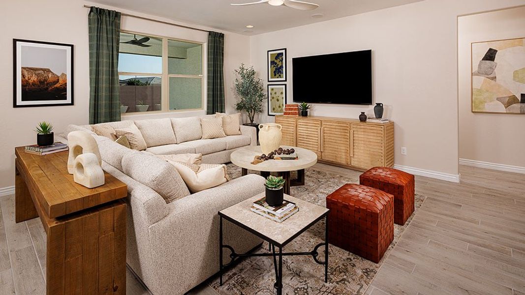 Representative furnished interior of a home built from the Paris by Taylor Morrison in Alamar, Avondale (Image 6).
