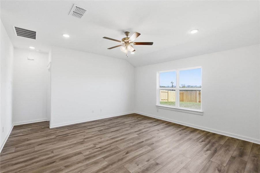 Spacious, unfurnished interior of a new home in Infinity Square, Kyle (Image 13). Spacious, unfurnished interior of a new home in Infinity Square, Kyle (Image 13).