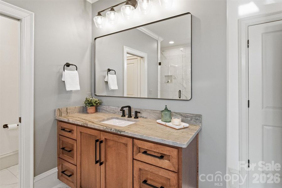 Furnished interior view inside a new home in , Indian Trail (Image 14). Furnished interior view inside a new home in , Indian Trail (Image 14).