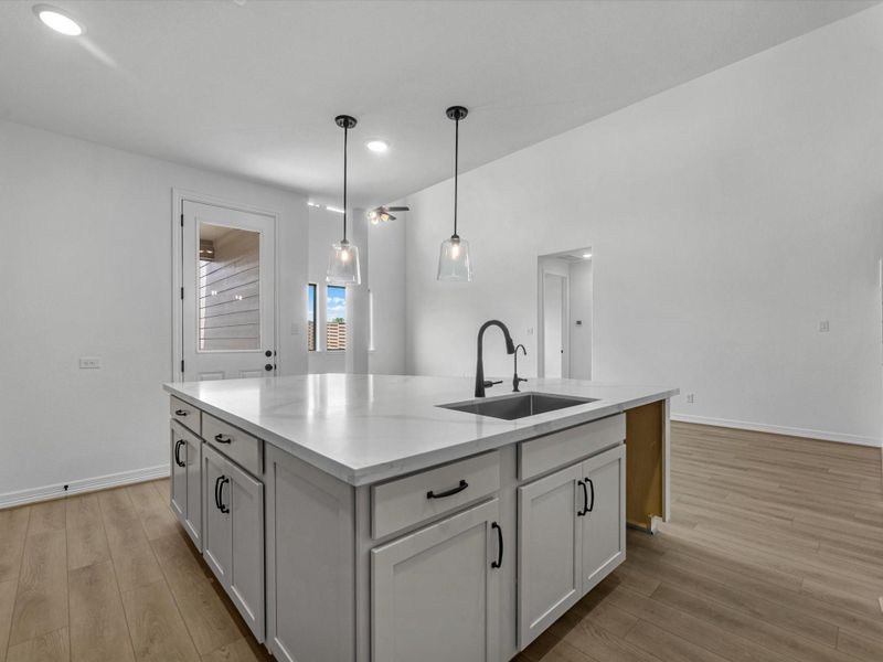 Furnished interior view inside a new home in Austin Point, Richmond (Image 10).