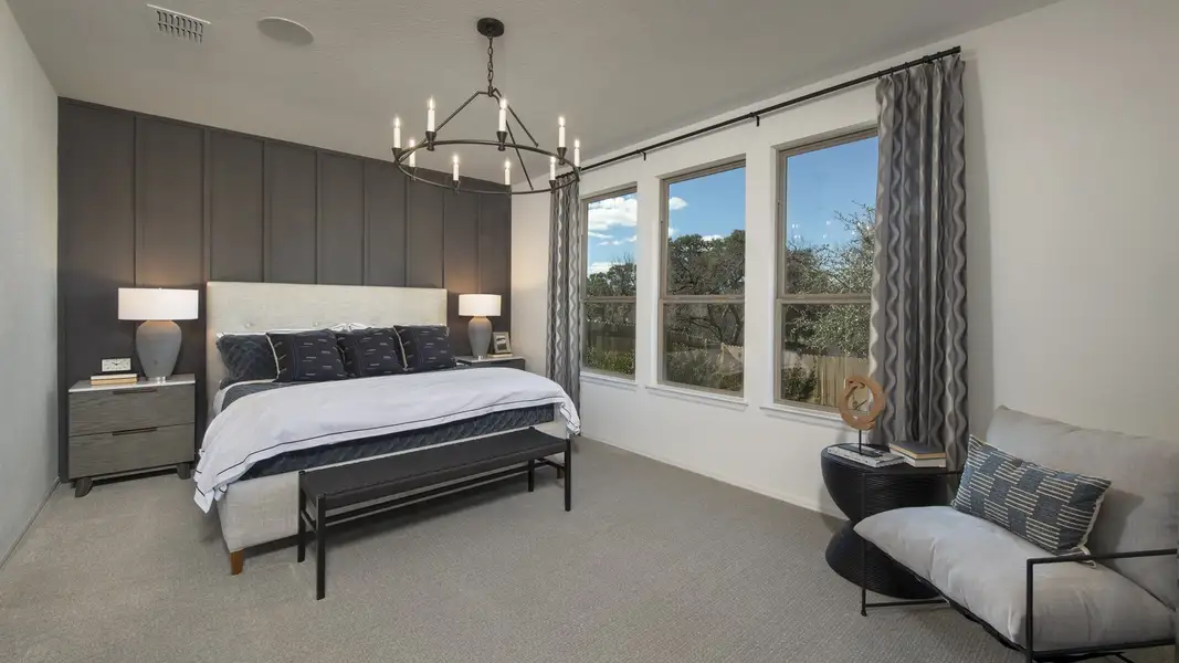 Furnished interior view inside a new home in Veranda, San Antonio (Image 7).
