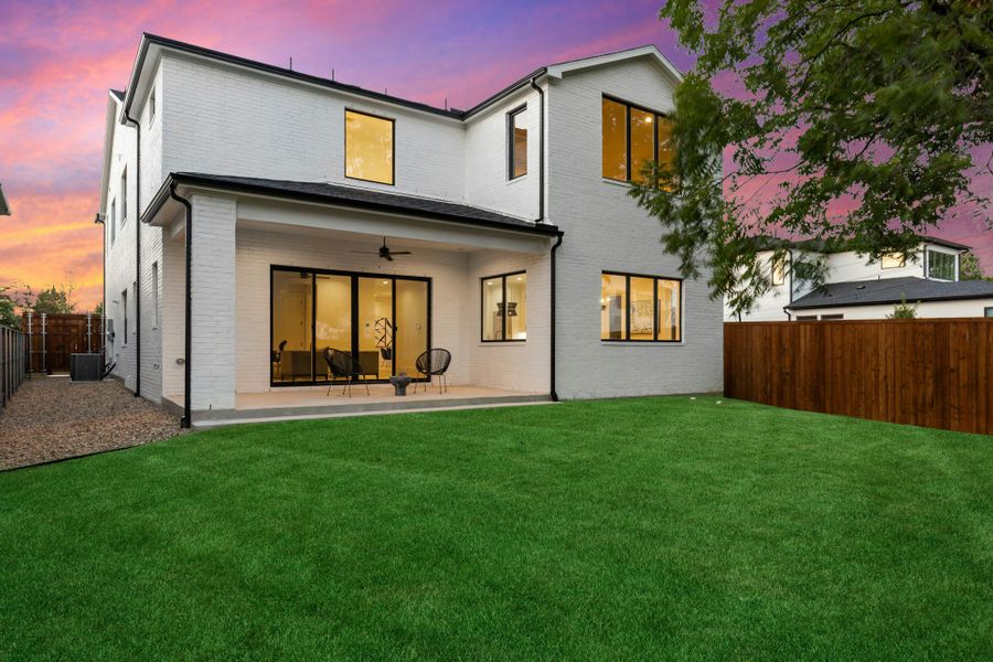 Front exterior of a new home in , Dallas, TX, highlighting curb appeal (Image 55).