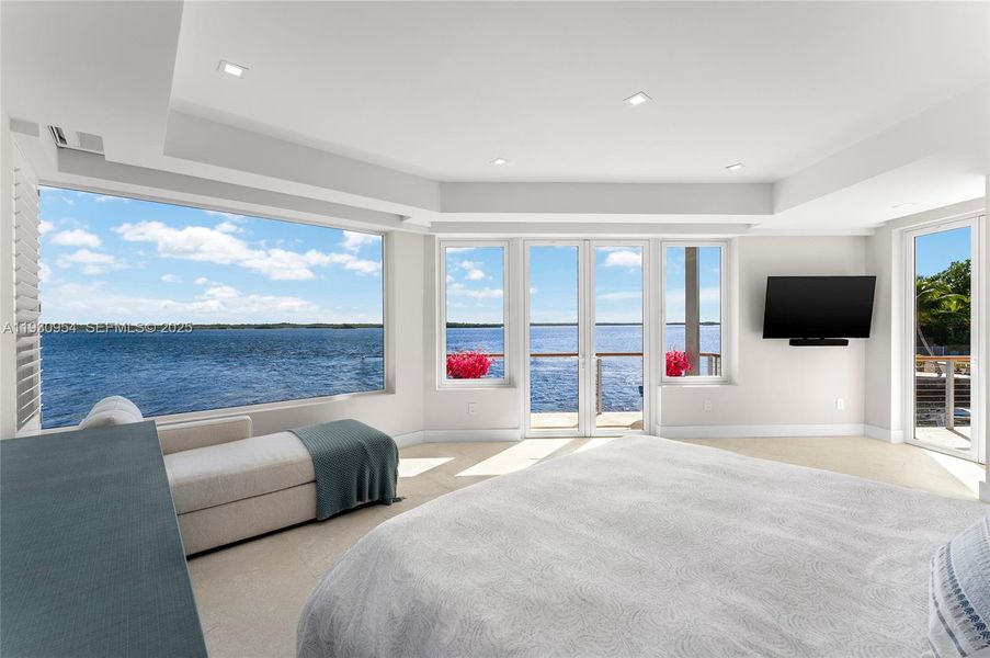 Furnished interior view inside a new home in , Key Largo (Image 43).