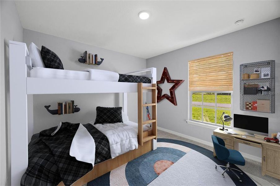 Furnished interior view inside a new home in , Citrus Springs (Image 9).