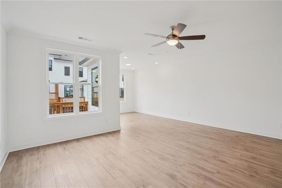 Spacious, unfurnished interior of a new home in Waterhaven, Cumming (Image 12).