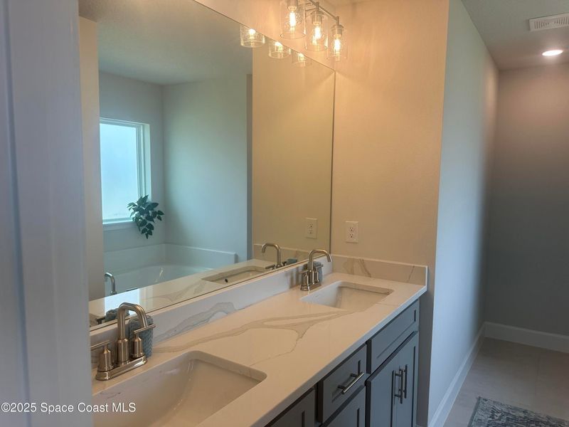 Furnished interior view inside a new home in St. John Preserve, Palm Bay (Image 8). Furnished interior view inside a new home in St. John Preserve, Palm Bay (Image 8).