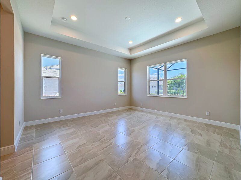 Spacious, unfurnished interior of a new home in Inspiration at Watercolor Place, Bradenton (Image 45). Spacious, unfurnished interior of a new home in Inspiration at Watercolor Place, Bradenton (Image 45).
