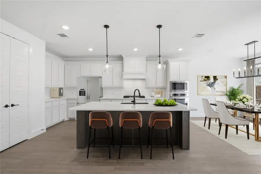 Furnished interior view inside a new home in Talon Hills, Fort Worth (Image 7).