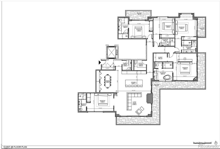 2D floor plan layout of this home in , Vail, CO (Image 4).