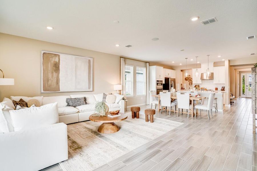 Furnished interior view inside a new home in Ardisia Park, New Smyrna Beach (Image 18).