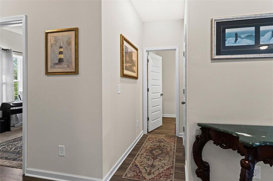 Furnished interior view inside a new home in Garrett Preserve, Hiram (Image 7).