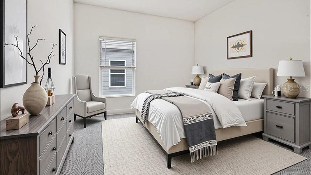 Furnished interior view inside a new home in Avalon Woods, Newberry (Image 8).