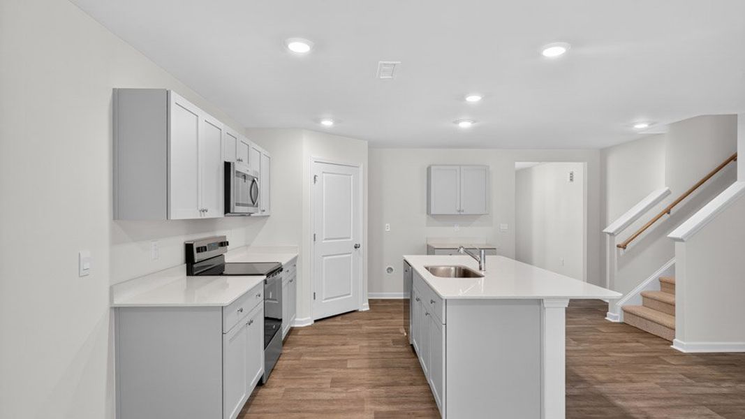 Furnished interior view inside a new home in Olive Branch, Clayton (Image 6). Furnished interior view inside a new home in Olive Branch, Clayton (Image 6).