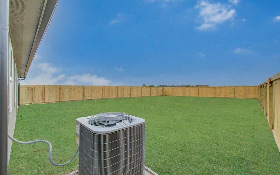 A blank canvas for your dream backyard.