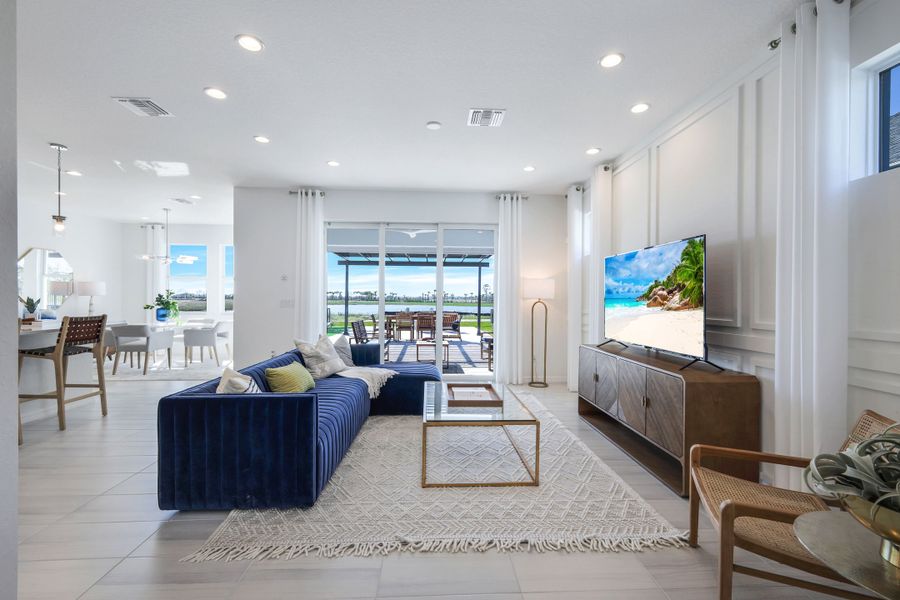 Representative furnished interior of a home built from the Sebring by William Ryan Homes in The Sanctuary – Coastal Collection, Punta Gorda (Image 33).