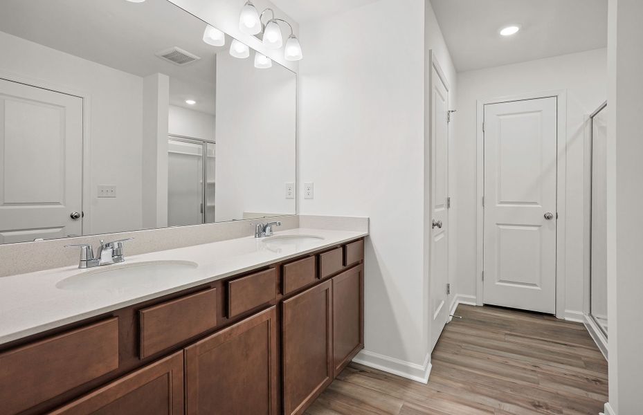 Furnished interior view inside a new home in Mallard Park, Charlotte (Image 13). Furnished interior view inside a new home in Mallard Park, Charlotte (Image 13).