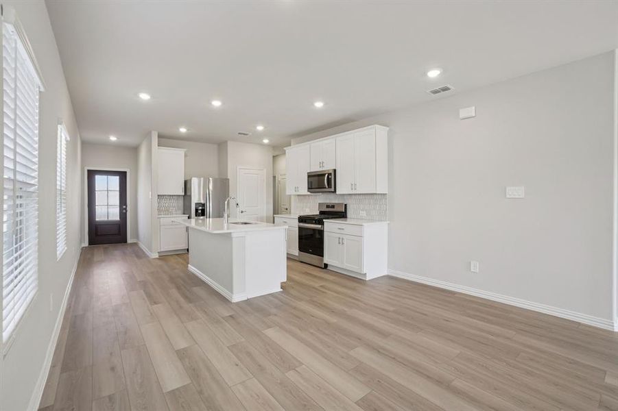 Furnished interior view inside a new home in Trails of Lavon - Signature Series, Lavon (Image 12).