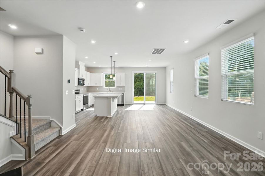 Spacious, unfurnished interior of a new home in Bailey Run, Charlotte (Image 18).