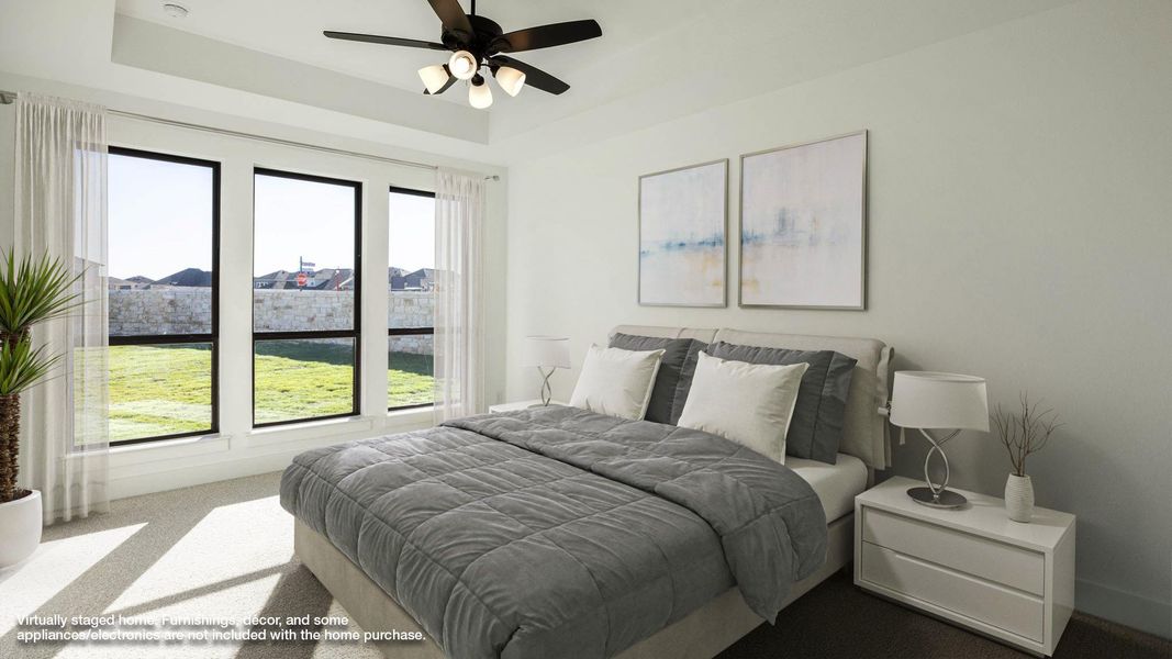 Furnished interior view inside a new home in Eldorado At Santa Rita Ranch 60', Liberty Hill (Image 6).