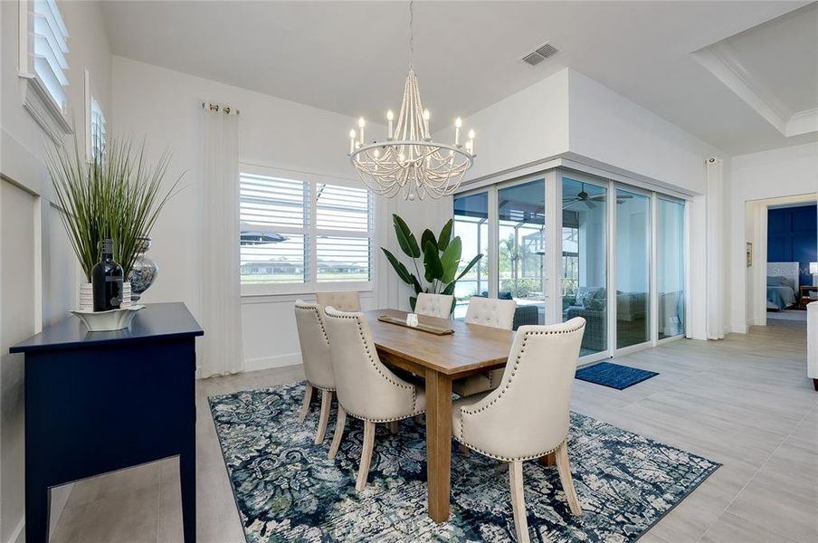 Furnished interior view inside a new home in , Englewood (Image 70).