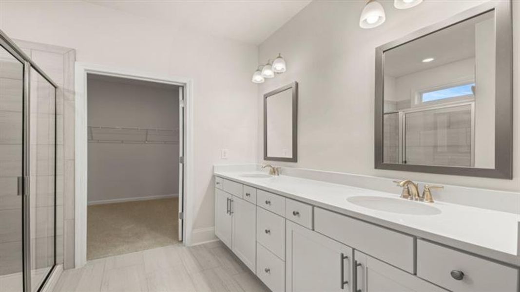 Furnished interior view inside a new home in Hamptons at Riverwood North, Dallas (Image 12).