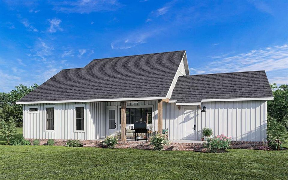 Front exterior of a new home in Patti Lynn Hills, Paradise, TX, highlighting curb appeal (Image 1).