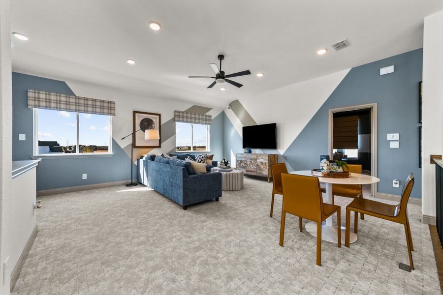 Representative furnished interior of a home built from the Diana by Landon Homes in Lexington Frisco, Frisco (Image 40).